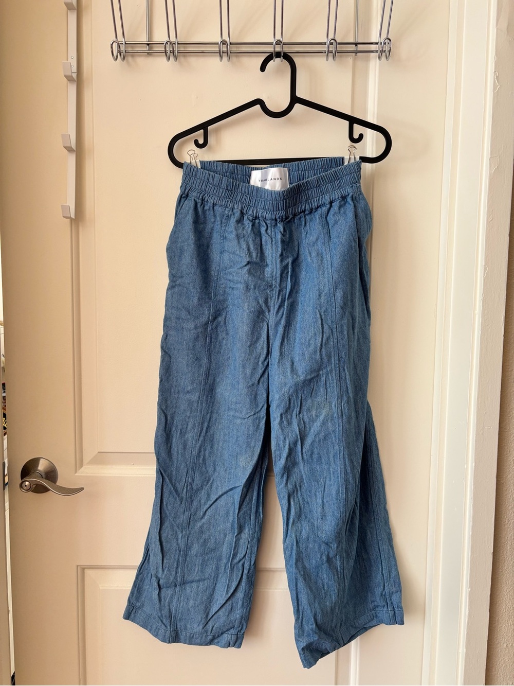 Tradlands Paloma Pants in Chambray